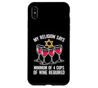 Seder Leader Jewish Food Religion Matzah Passover Leader Case for iPhone XS Max