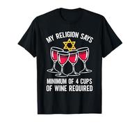 Seder Leader Jewish Food Religion Matzah Passover Leader T-Shirt