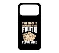 Seder Sponsored By The Fourth Cup Of Wine Humor Case for iPhone 17 Pro Max