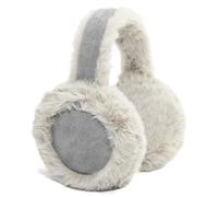 SEDEX Ear Muffs Women, Earmuffs Winter Folding Earwarmer Soft Furry Ear Warmers for Girl Thermal Ear Cover Skiing Accessories for Cold Weather (All Grey)