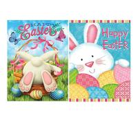 SEDEX Easter Diamond Painting, 2Pcs 5D Crystal Art Kits DIY Full Drill Gem Arts Rhinestone Square Embroidery Picture Craft Wall Home Decor Diamonds by Number Kit for Beginners 12x16in