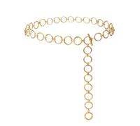 SEDEX Gold Chain Belt Western Metal Disco Belts for Women Adjustable O-ring Chain Waist Belt Cowgirl Fashion Y2K Body Link for Jeans Dresses Pants Coat Vintage Chunky Accessories
