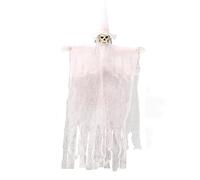 SEDEX Halloween Hanging Decorations, Grim Reapers Hanging Ghost Decorations Flying Skeleton Spooky Scary Party Props Horror Decor Indoor Outdoor Graveyard Haunted House Black