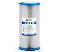 Sediment Pleated Water Filter City or Well Water, Washable 4.5" x 10", 30 Micron