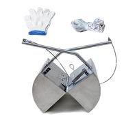 Sediment Sampler, Stainless Steel Sludge Sampling Grab, Rope Operated Mud Sampler for River Pond Lake