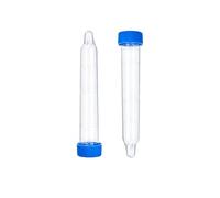 Sediment Stest Tube 12ml Screw Plastic Cover With Scale Transparent Convex Bottom Test Physical Examination