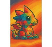 Sedimentary Shifts Dragon || Lined Notebook, 6x9, 120 Pages: For journaling, note-taking, or catching sparks of inspiration mid-eruption