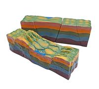 Sedimentation Demonstration Device Model, Fracture Tectonic Model, Scientific Geographical Sedimentation Model, Geology 3D Plate Tectonics Model, Geography Teaching Instrument