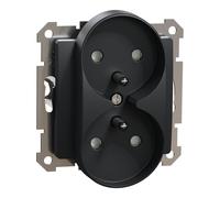 Sedna Design, 2x2P+PE power outlet with shutters for a SDD114275