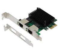 Sedna - PCI Express 2 Ports 10/100/1G/2.5G Ethernet Adapter with Low Profile Bracket (RTL8125)