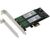 Sedna - PCI Express Dual M2 (Key B SATA 6G) SSD Adapter with Low Profile Bracket (SSD not Included)