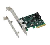SEDNA - PCIE USB 3.1 2 Port Type A Adapter (10 Gbps) with Low Profile Bracket