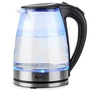 SEDOL Electric Kettle - 2000W Multipurpose Electric Glass Kettle with LED Lighting, Automatic Shut Off, Boil Dry Protection - Fast Boil Water Kettle for Coffee, Tea & More (Blue)