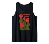 Sedona Arizona Desert Cactus Cacti Flowers Vintage Travel Tank Top