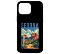 Sedona Arizona Desert Landscape Rock Formations And Cactus Case for iPhone 16 Pro Max