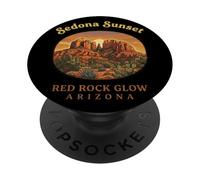 Sedona Arizona Red Rock Sunset Camping Adventure PopSockets Adhesive PopGrip