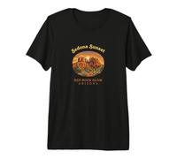 Sedona Arizona Red Rock Sunset Camping Adventure Premium T-Shirt