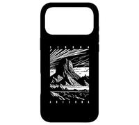 Sedona Arizona Retro Sunset Scenic Red Rocks Butte Design Case for iPhone 17 Pro Max