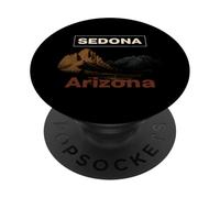 Sedona Arizona Road Trip Wild West Desert Vintage Outdoors PopSockets Adhesive PopGrip