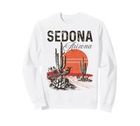 Sedona Arizona Roadrunner Desert Cactus Vintage Sweatshirt