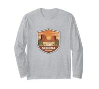 Sedona Arizona Souvenir Reminder from AZ Red Rocks Retro Long Sleeve T-Shirt