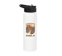 Sedona Arizona Souvenir Reminder from AZ Red Rocks Retro Stainless Steel Insulated Water Bottle