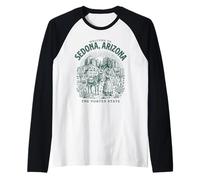 Sedona Arizona Vortex State Raglan Baseball Tee