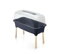 Sedr/Multi-functional Tray Rest Flater Wood High Set 52 L Dimensions (mm) 770 x 380 x 795 Grey Stone Colour