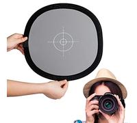 Sedremm Gray/White Balance Card,12x12 Inch (30x30cm) Portable Focus Board Two Sides Double Face 18% Grey/White Balance Reference Card with Carry Pouch for Canon Nikon Sony