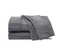 Seduction Martex Elegance 3-Piece Luxury Hotel Quality Silver Satin Sheets - Twin Size, Silky Soft & Smooth, Great for Hair & Skin