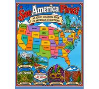 See America First: An Adult Coloring Book of American Attractions