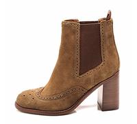 See By Chloè Stivaletti Crosta Farro 90 mm Cognac-40