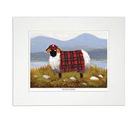 'See Ewe Jimmy' Mounted Print by Thomas Joseph - Sheep Art