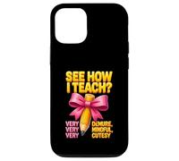 See How I Teach Pencil Bow Teacher Appreciation Mindful Case for iPhone 12/12 Pro