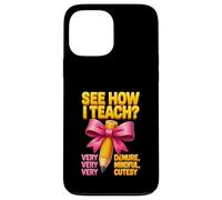 See How I Teach Pencil Bow Teacher Appreciation Mindful Case for iPhone 13 Pro Max
