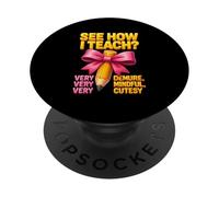 See How I Teach Pencil Bow Teacher Appreciation Mindful PopSockets Adhesive PopGrip