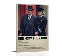 See How They Run Poster Canvas Cover Wall Art Print Aesthetic Poster Modern Art Painting for Living Room 20x30inch(50x75cm) Frame-style