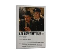 See How They Run Posters Wall Art Print Poster Decor Vintage Canvas for Living Room Bed Room 16x24inch(40x60cm) Frame-style