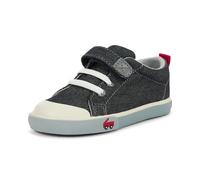 See Kai Run Girls Ii Mary Jane Shoe, black denim, 2 Little Kid
