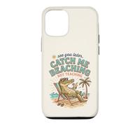 See Later Me Catch Beaching Not Teaching Alligator 3 Case for iPhone 12/12 Pro