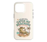 See Later Me Catch Beaching Not Teaching Alligator 3 Case for iPhone 16 Pro