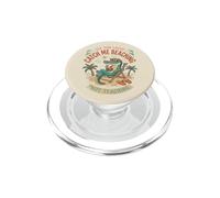 See Later Me Catch Beaching Not Teaching Alligator PopSockets PopGrip for MagSafe