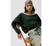 See Me SoftSpun Pullover at Free People in Charcoal Heather Combo, Size: Small - female