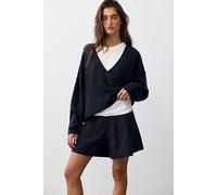 See Me V-Neck Knit Pullover at Free People in Black, Size: XS - female