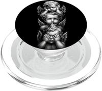 See No Evil Speak No Evil Hear No Evil Angel Baby Cherubs PopSockets PopGrip for MagSafe