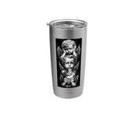 See No Evil Speak No Evil Hear No Evil Angel Baby Cherubs Stainless Steel Insulated Tumbler