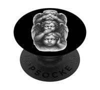 See No Evil | Speak No Evil | Hear No Evil Angel Cherubs PopSockets Adhesive PopGrip
