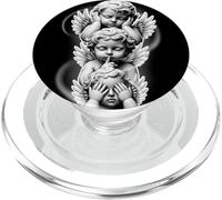 See No Evil Speak No Evil Hear No Evil Baby Angel Cherubs PopSockets PopGrip for MagSafe