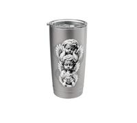 See No Evil Speak No Evil Hear No Evil Baby Angel Cherubs Stainless Steel Insulated Tumbler