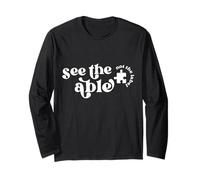 See The Able Not The Label Autism Awareness Month Teacher Long Sleeve T-Shirt